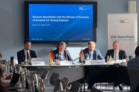 Папоян обсудил с немецкими бизнесменами возможности развития экономического сотрудничества