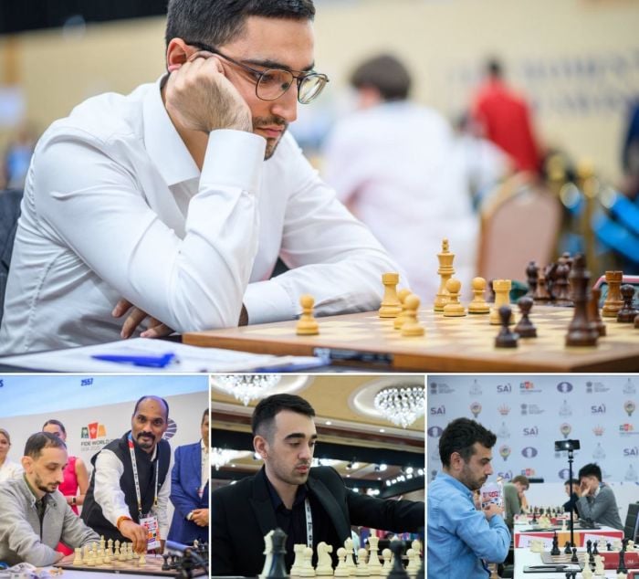 Գրոսմայստերներ Շանթ Սարգսյանը, Ռոբերտ Հովհաննիսյանը, Հայկ Մարտիրոսյանը և Գաբրիել Սարգսյանը դուրս եկան Հնդկաստանում անցկացվող շախմատի աշխարհի գավաթի խաղարկության երկրորդ փուլ: Առաջին փուլի արգելքը չկարողացավ հաղթահարել Կարեն Գրիգորյանը։ Շանթ Սարգսյանը կմրցի Պերուն ներկայացնող գրոսմայստեր Ջորջ Կորիի, Ռոբերտ Հովհաննիսյանը՝ Հնդկաստանը ներկայացնող գրոսմայստեր Ռաունակ Սադհվանիի, Հայկ Մարտիրոսյանը՝ ՖԻԴԵ-ն ներկայացնող ռուսաստանցի գրոսմայստեր Վլադիսլավ Արտեմիևի, Գաբրիել Սարգսյանը՝ իսրայելցի գրոսմայստեր Մաքսիմ Ռոդշտեյնի հետ: Երկրորդ փուլի առաջին խաղը կմեկնարկի նոյեմբերի 4-ին՝ Երեւանի ժամանակով 13:30-ին: Հետևեք NEWS.am SPORT-ին Facebook-ում, Twitter և Telegram-ում