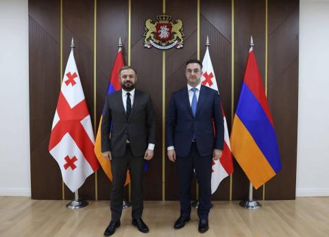 Министр экономики Армении и министр сельского хозяйства и окружающей среды Грузии обсудили ряд вопросов