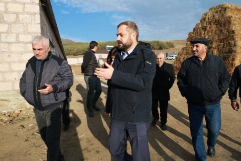 Министр экономики РА посетил общину Цахкаховит в Арагацотнской области