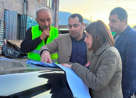 Անահիտ Ավանեսյանն այցելել է Կողբում կառուցվող բուժական ամբուլատորիայի շինհրապարակ