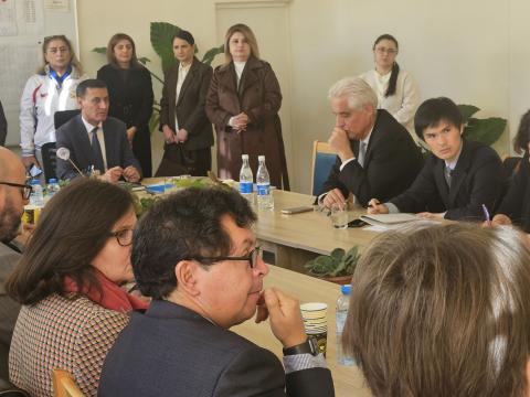 ԼՂ-ից բռնագաղթած մի խումբ ուսուցիչներ Համաշխարհային բանկի աջակցությամբ մշակված ծրագրով դասավանդում են Աբովյանի թիվ 7 դպրոցում