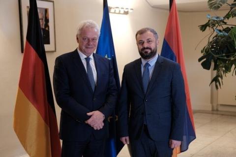 Գևորգ Պապոյանը հանդիպել է Գերմանիայի գյուղատնտեսության, պարենի և տարածաշրջանային ինքնության նախարարի հետ