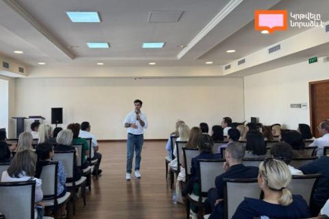 «Կրթվելը նորաձև է» շարժման շրջանակում գործարար Արշավիր Մինասարյանը հանդես է եկել մոտիվացիոն բանախոսությամբ