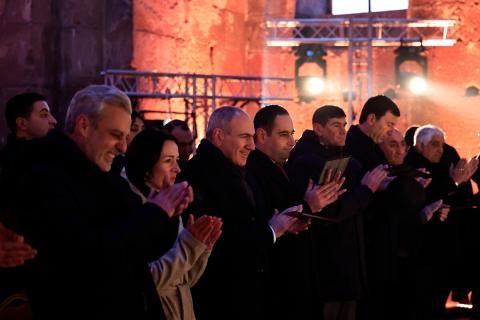 ՀՀ վարչապետն Արուճի Սուրբ Գրիգոր եկեղեցում ներկա է գտնվել Սուրբ Ծննդյան հոգևոր երաժշտության փառատոնին