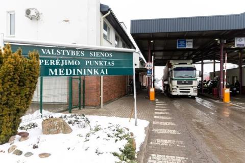 Литва прекратила въезд грузовиков на одном из пунктов пропуска на границе с Беларусью