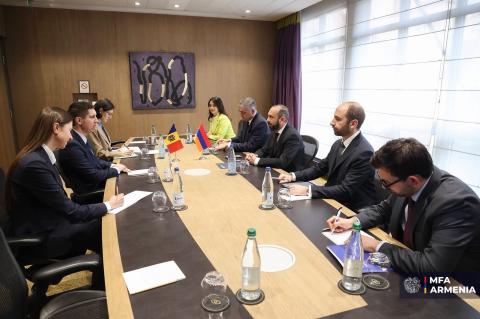 Министры иностранных дел Армении и Молдовы обсудили возможности расширения двустороннего сотрудничества