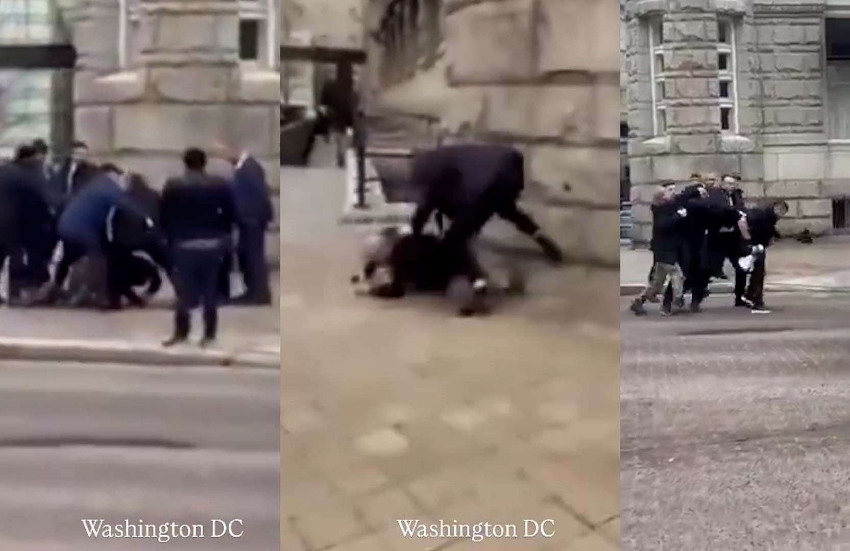 #ՀՐԱՏԱՊ. Ալիևի թիկնազորը Վաշինգտոնում հարձակվել է ցուցարարների վրա