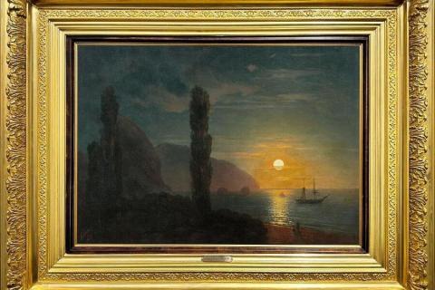 Картина Айвазовского «Лунная ночь в Крыму» будет выставлена на аукцион за 60 миллионов рублей