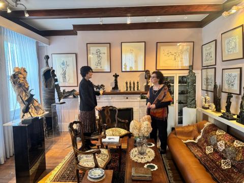 Կանադայում ՀՀ դեսպանը քանդակագործ, նկարիչ Արտո Չաքմաքչյանի այրու հետ քննարկել է համագործակցության հնարավորությունները