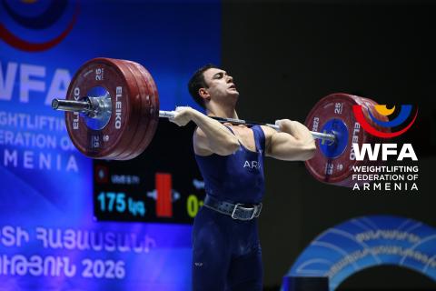 Известны чемпионы ряда весовых категорий чемпионата Армении по тяжёлой атлетике