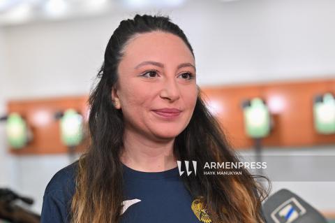 Стрелок Эльмира Карапетян подчёркивает важность хорошего выступления на предстоящем чемпионате Европы в Ереване