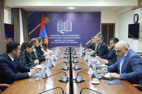 Министр экономики Армении и генеральный секретарь по спорту обсудили перспективы развития сотрудничества