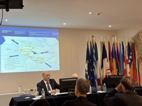 Посол Армении в Греции выступил с лекцией на тему «Архитектура внешней политики Армении: возможности и вызовы»