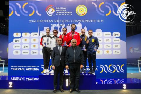 Նորվեգիան նվաճեց Երևանում ընթացող հրաձգության ԵԱ-ի առաջին ոսկե մեդալը