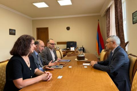 Председатель Водного комитета и представители Всемирного банка обсудили программу улучшения водных и ирригационных услуг в Армении