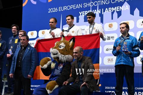 Եվրոպայի առաջնության շարժվող թիրախ մրցաձևում Հայաստանի տղամարդկանց ընտրանին դարձավ թիմային պայքարի ոսկե մեդալակիր