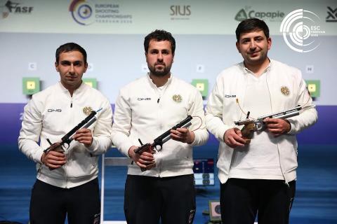 Հայաստանի հրաձգության հավաքականը 13-րդ մեդալը նվաճեց Երևանում ընթացող Եվրոպայի առաջնությունում