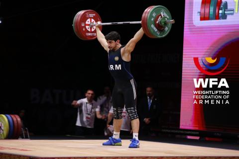 Тяжелоатлет Мартин Погосян стал бронзовым призером чемпионата Европы